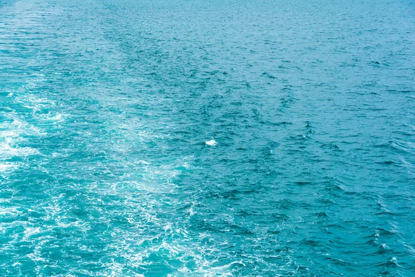 Blue sea and a moving — Stock Photo, Image