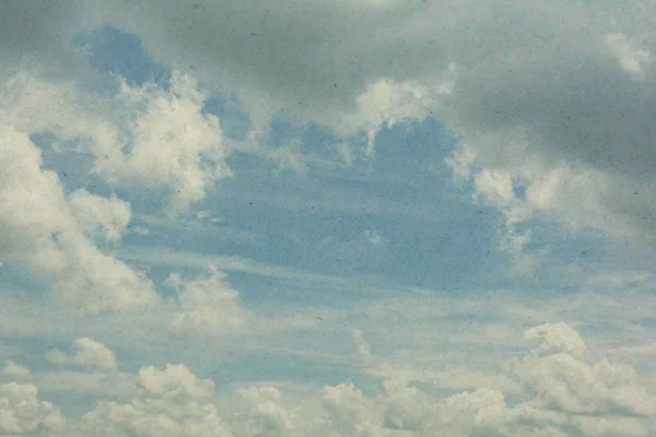 Blue sky cloud on air — Stock Photo, Image