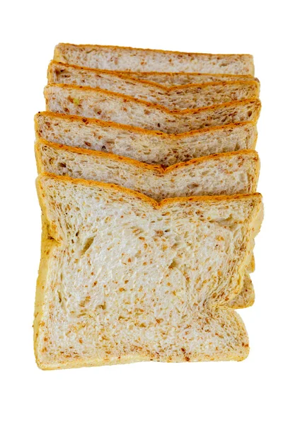 Bread isolate white — Stock Photo, Image