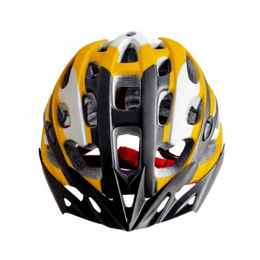 Bisiklet kask izole