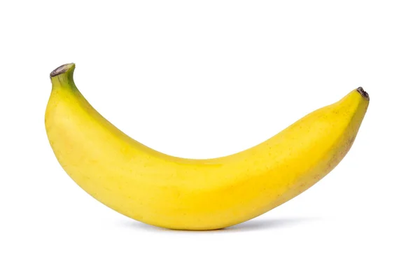 Banana cozida amarelo isolado — Fotografia de Stock
