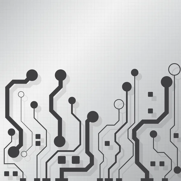 Circuit board tehnologie de fundal — Vector de stoc