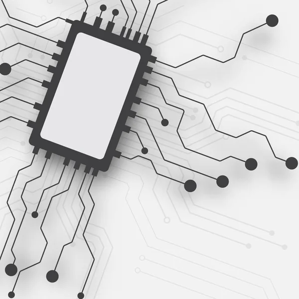 Tecnología de placa de circuito fondo — Archivo Imágenes Vectoriales