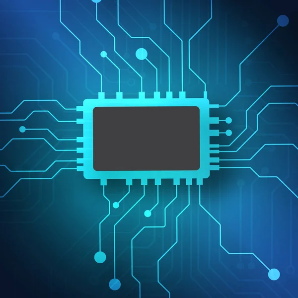 Tecnología de placa de circuito fondo — Archivo Imágenes Vectoriales