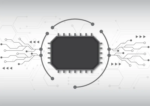 Circuito stampato tecnologia di sfondo — Vettoriale Stock