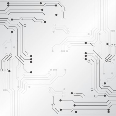 Circuit board technology background  clipart