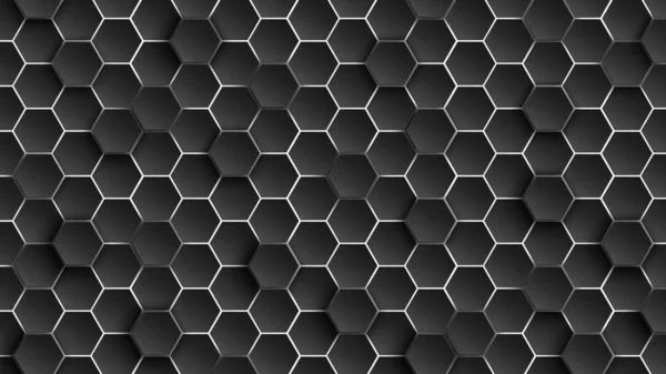 Mönster Hexagon Bakgrund Abstrakt Och Geometrisk Tapet Med Omslag Webbform — Stock vektor