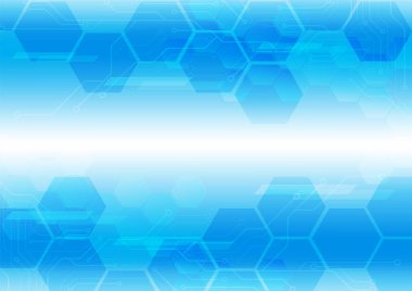 Altıgen teknoloji arka planı yumuşak devre kartı yüksek teknolojili dijital veri bağlantı sistemi ve bilgisayar elektronik desing