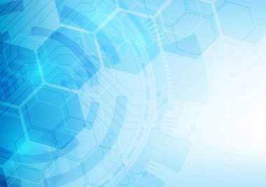 Altıgen teknoloji arka planı yumuşak devre kartı yüksek teknolojili dijital veri bağlantı sistemi ve bilgisayar elektronik desing