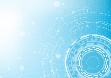 Yüksek teknolojili dijital veri bağlantı sistemi ve bilgisayar elektronik desing ile devre teknolojisi arka planı