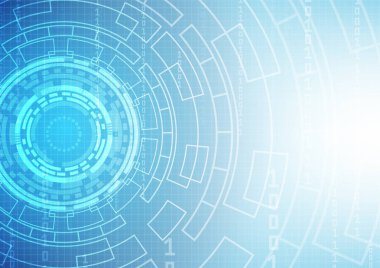 Yüksek teknolojili dijital veri bağlantı sistemi ve bilgisayar elektronik desing ile devre teknolojisi arka planı