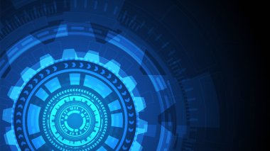 Yüksek teknolojili dijital veri bağlantı sistemi ve bilgisayar elektroniği olan Gear devresi teknolojisi arkaplanı