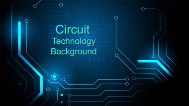 Yüksek teknolojili dijital veri bağlantı sistemi ve bilgisayar elektroniğiyle devre teknolojisi arkaplanı