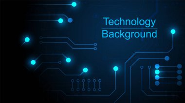 Yüksek teknolojili dijital veri bağlantı sistemi ve bilgisayar elektroniğiyle devre teknolojisi arkaplanı