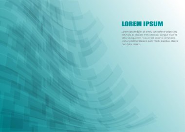 Soyut mavi dalga vektör modern renkli el ilanı broşür ve tasarım şablonu kartı arka plan