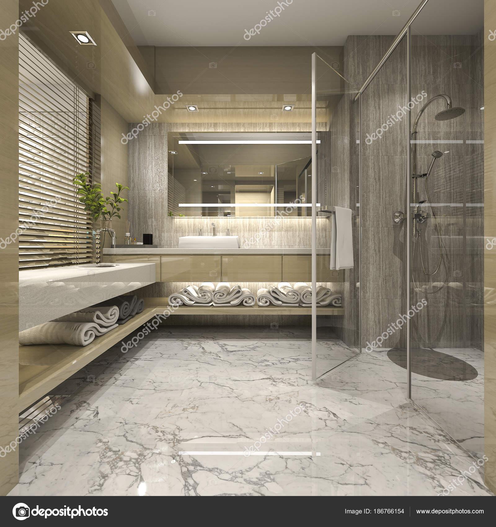 Luxury Hotel Lobby Bathrooms