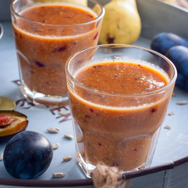 Meyve yararlı smoothies, kare