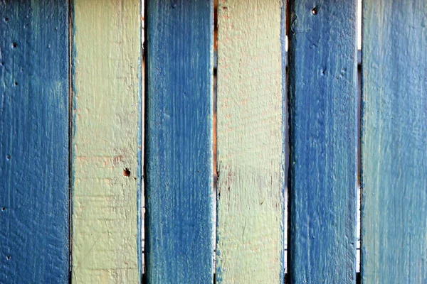 Pared de madera blanco-azul para fondo . — Foto de Stock