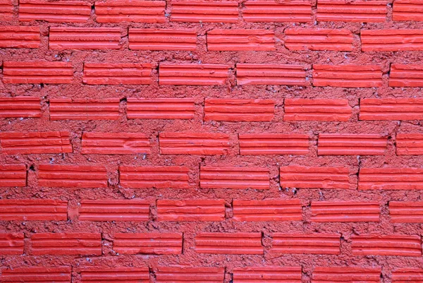 Pared roja de ladrillos para el fondo . — Foto de Stock
