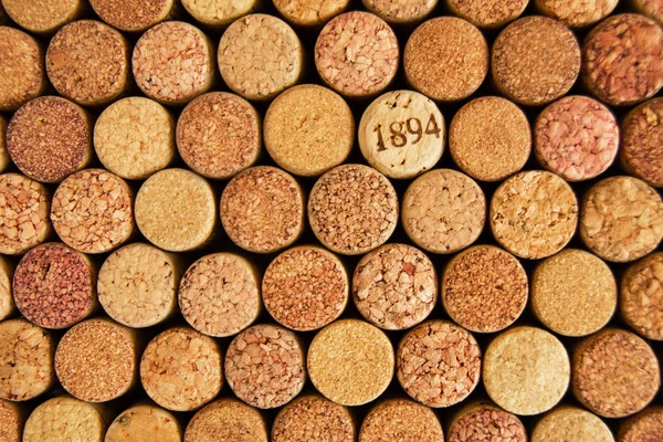 Antecedentes de corchos de vino texturizados . — Foto de Stock