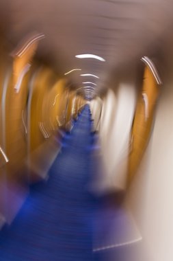 Motion Blurred Corridor clipart