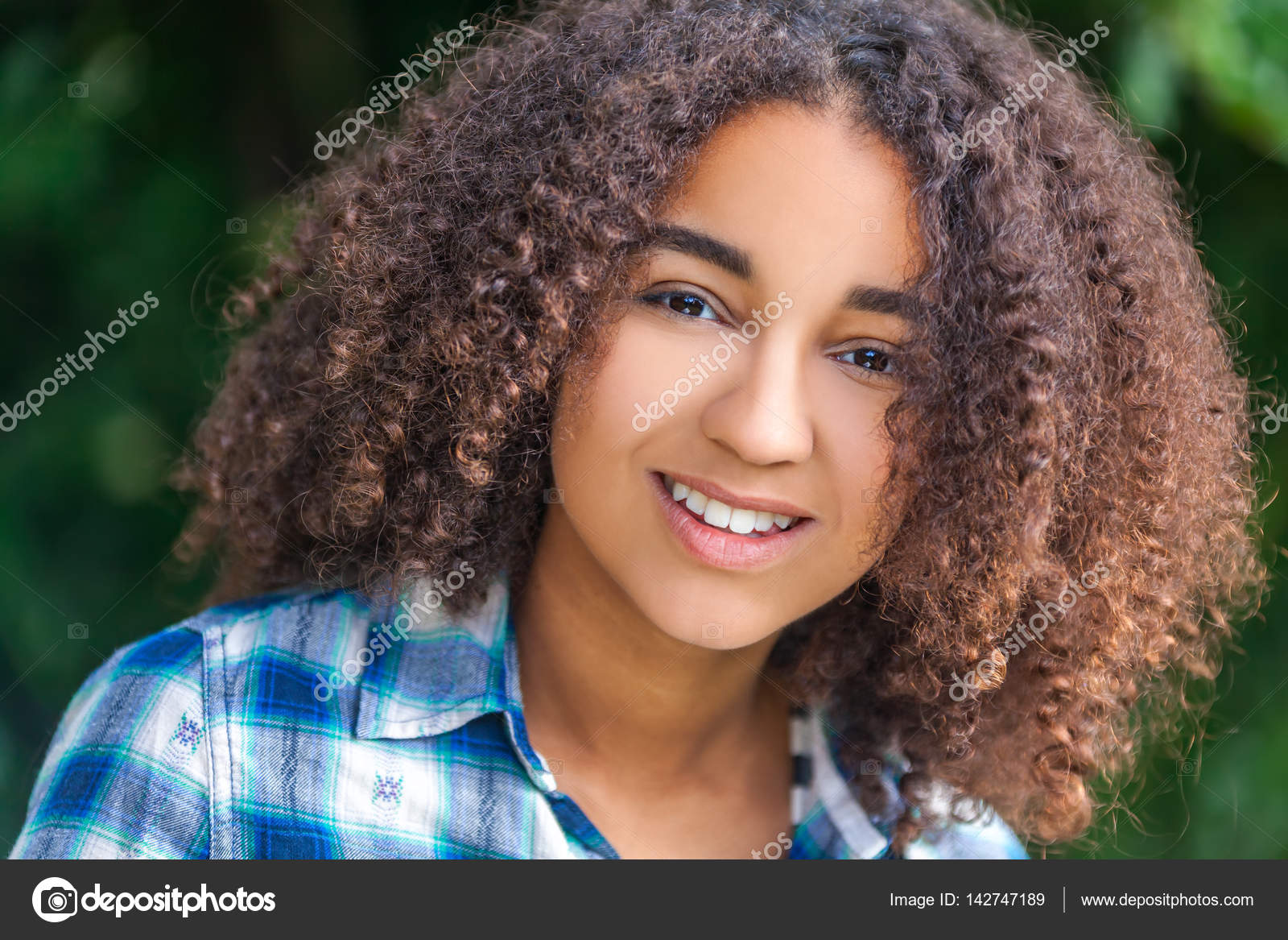 Gorgeous Mixed Black Teen