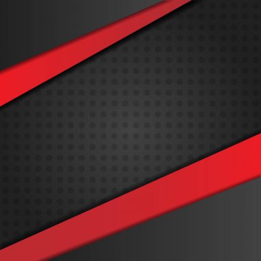 Siyah arka plan kontrast kırmızı çizgileri ve gölgeler