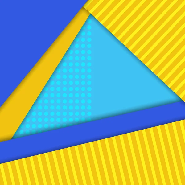 Conception matérielle fond vectoriel, bleu, couleurs jaunes — Image vectorielle
