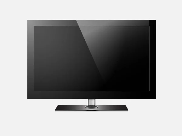 TV tela plana lcd, plasma realista — Vetor de Stock