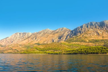 Hırvatistan - Makarska riviera - kıyı manzara
