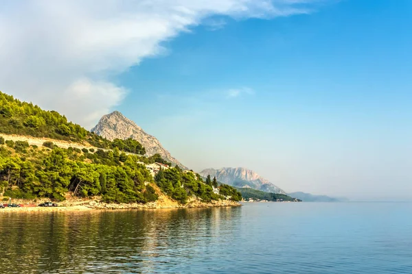 Hırvatistan - Makarska riviera - kıyı manzara.