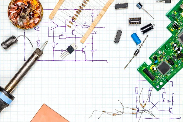 Resepsiyon elektronik. Araçları ve elektronik bileşenler.