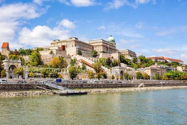 Budapest City Landscape Castle Danube River Visible Touristic Part City — Stock Photo, Image