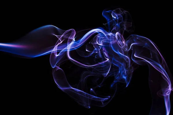 Fondo Abstracto Con Humo Color Ondas Coloridas Líneas Formas Humo — Foto de Stock