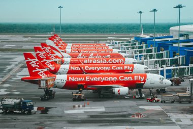 Malaysia. Kuala Lumpur. International airport 11.01.2018