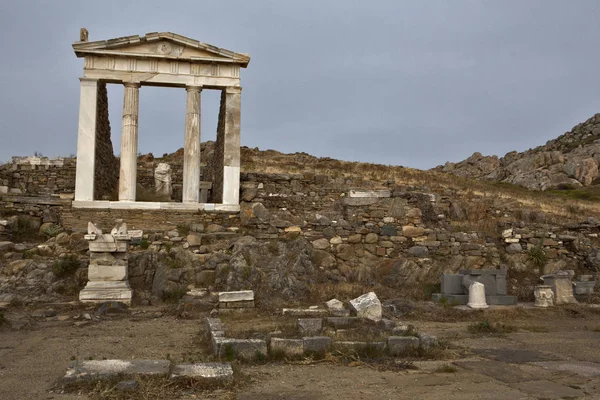 Temple dorique d'Isis à Délos — Photo
