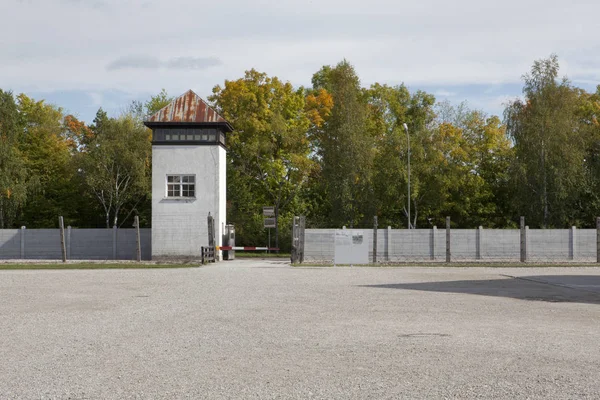 Campo de Concentração de Dachau - Entrada Principal — Fotografia de Stock