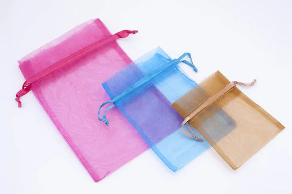 Organza jewelry bags — Stock Photo, Image