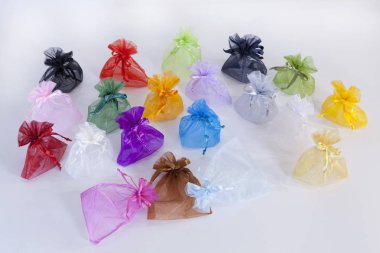 Organza jewelry bags  clipart