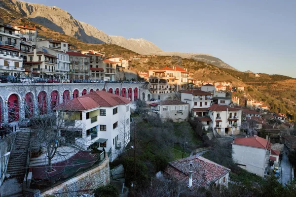 Arachova geleneksel köy Voiotia, Yunanistan