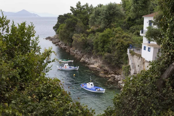 Kioni, Ithaca, İyon Denizi, Yunanistan — Stok fotoğraf