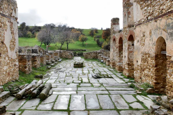 Basilika des Heiligen Achilleios, Prespa-See, Griechenland — Stockfoto