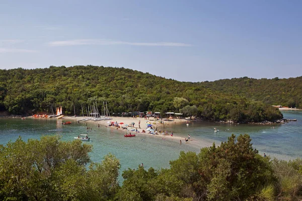 Bela Vraka beach, Sivota, Thesprotia Epirus, Grécia Fotografia De Stock