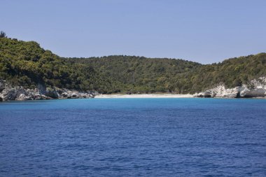 Voutoumi beach, Antipaxos, Yunanistan