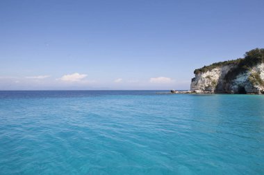 Voutoumi beach, Antipaxos, Yunanistan