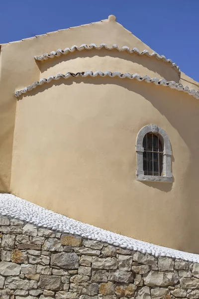 Malownicze szczegóły mały kościół, Gáïos, Grecja Paxos — Zdjęcie stockowe