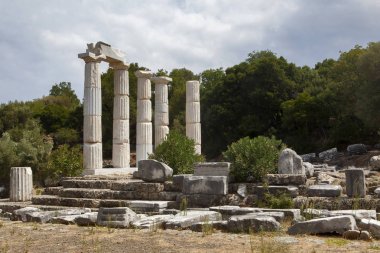 Sanctuary of the great gods, Palaeopolis, Samothrace, Greece clipart