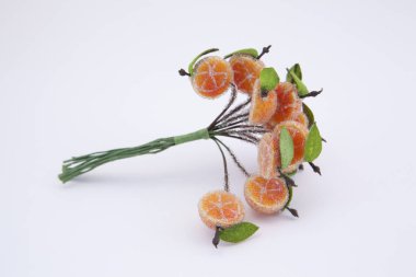 Suni dekoratif küçük grup dilimlenmiş portakal 