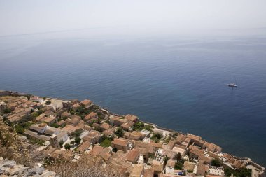 Monemvasia town, Laconia, Peloponnese, Yunanistan