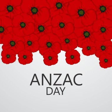 Decorative paper poppy for Anzac Day is a national day of remembrance in Australia and New Zealand. Lest we forget.
